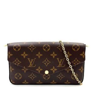 Louis Vuitton Monogram Pochette Felicie Chain Shoulder Bag